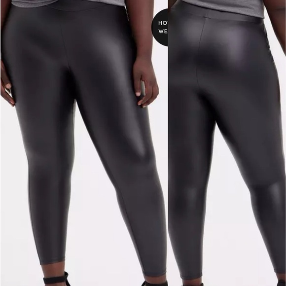 Torrid • full length faux leather leggings - Picture 1 of 5